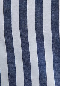STRIPED  WITH BUTTON DETAIL - Blouse - navy blue