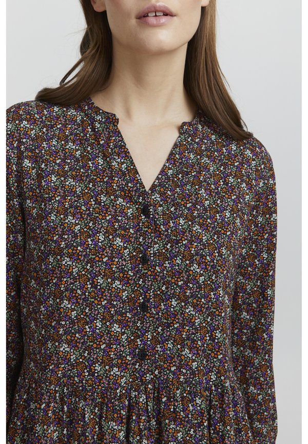 OXElva - Day dress - burnt orange mix3