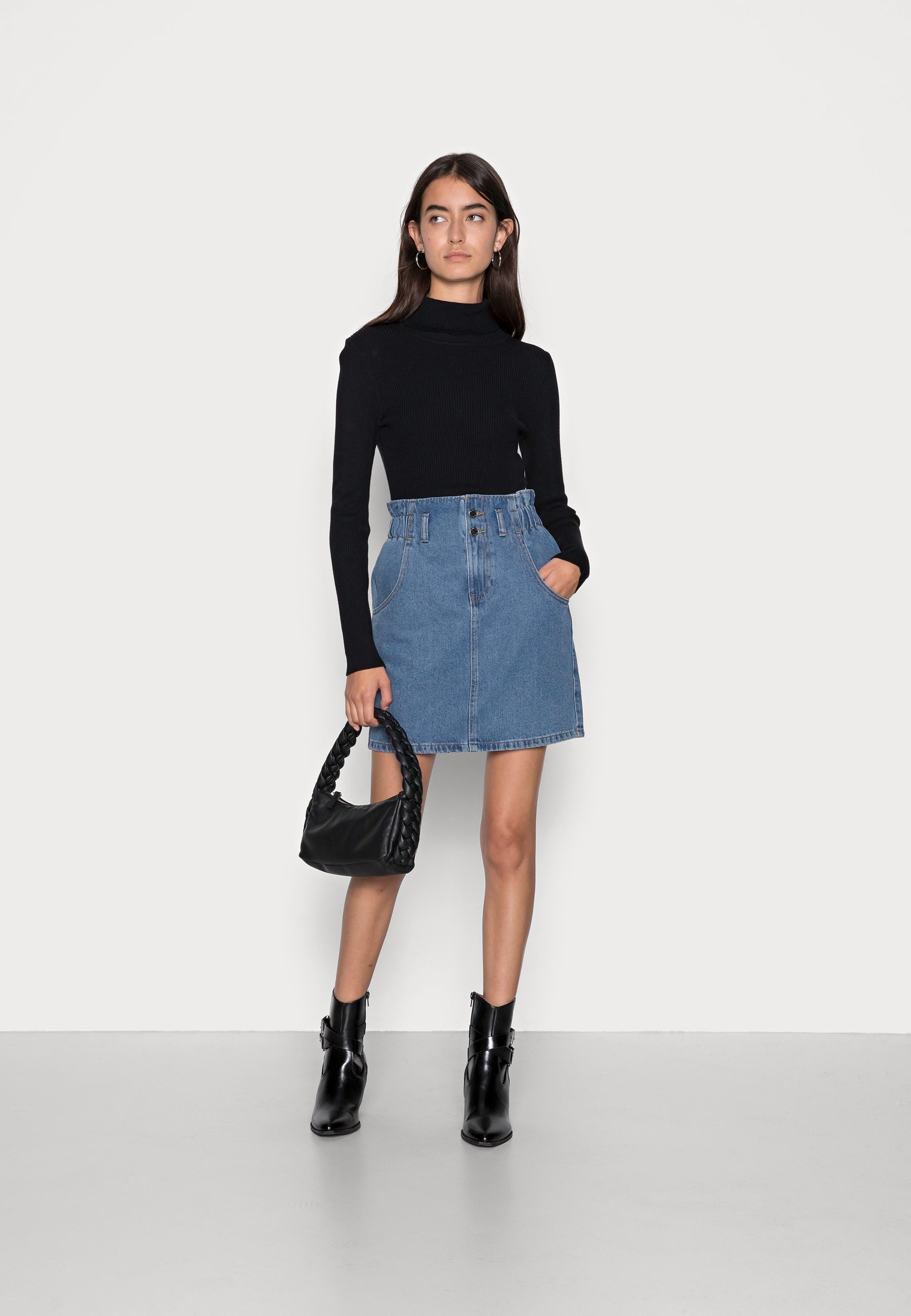 blue denim skirt tall