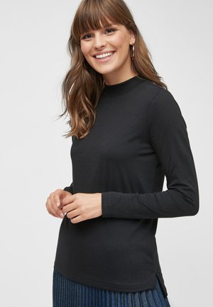 Langærmet T-shirt - black