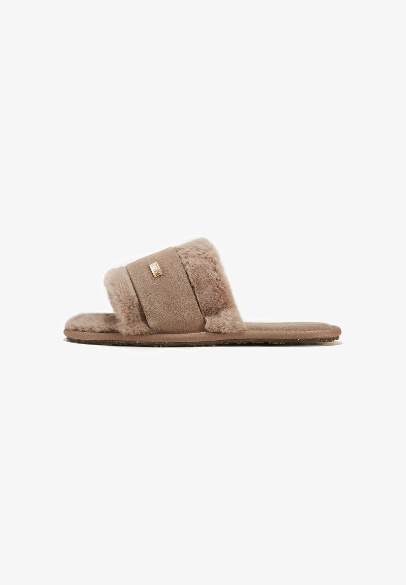 Australia Luxe Collective FLAT MUCHAS - Slippers - dark beige