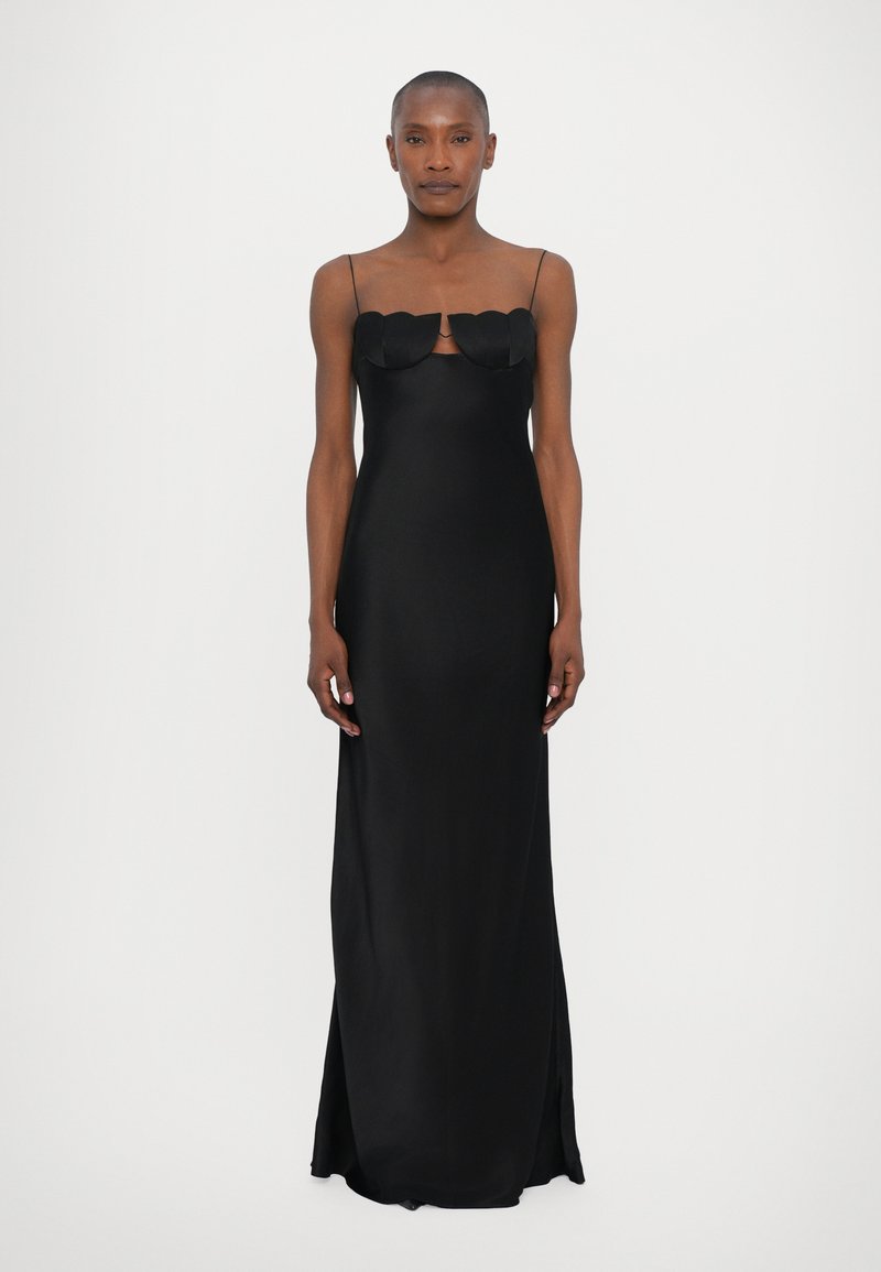 Anna October TULIP MAXI DRESS - Galajurk - black