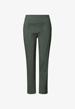 Street One, SLIM LEG CHINO MIT ELASTIKBUND - Pantalon classique - cilantro green