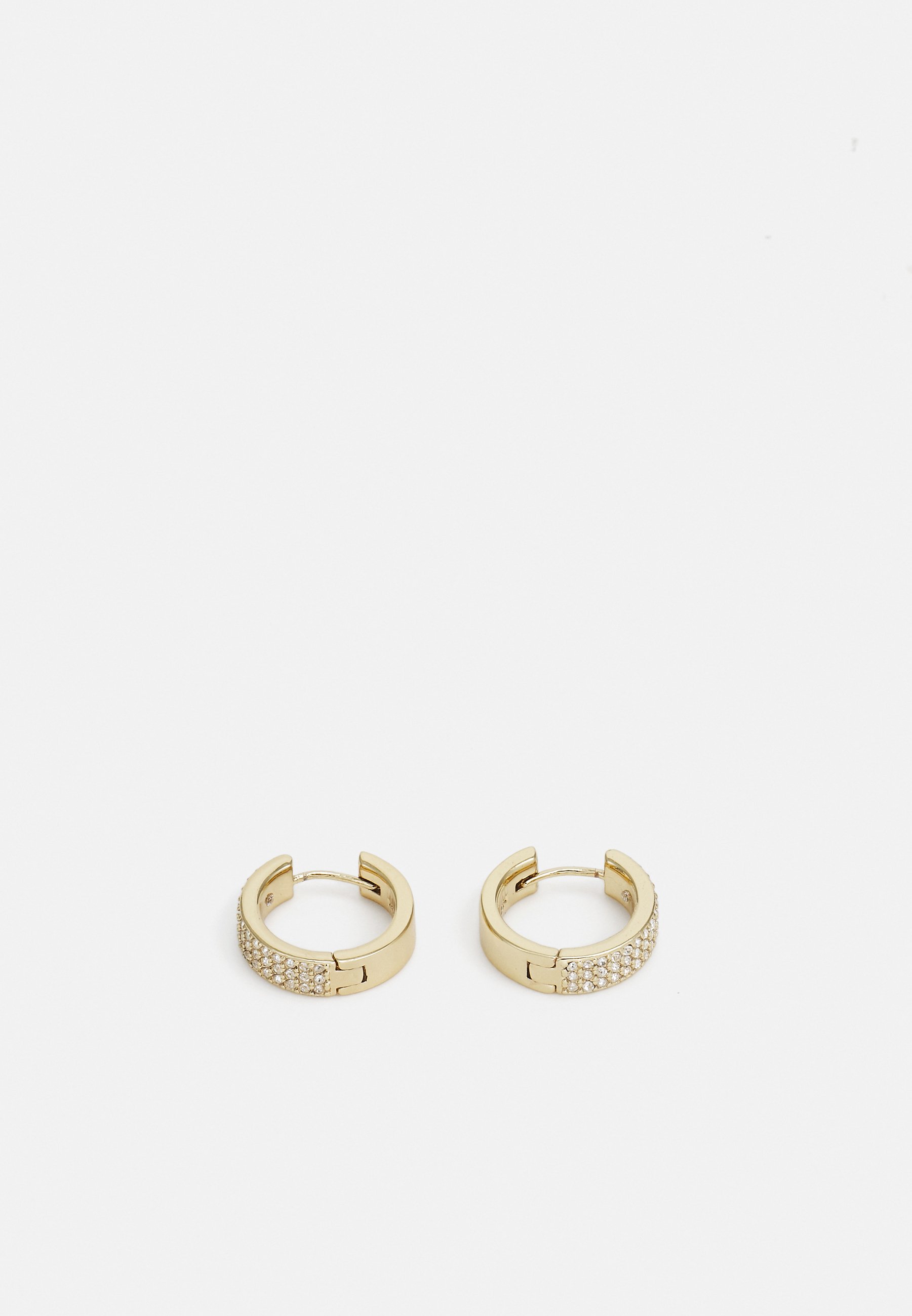Boucles D'oreilles Huggie Diamants 1,10 Ct F/VS1 - Or 18K Bicolore Jisha
