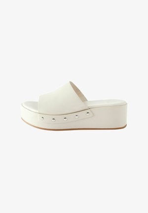 Next FOREVER COMFORT STUDDED REGULAR FIT - Ciabattine - bone