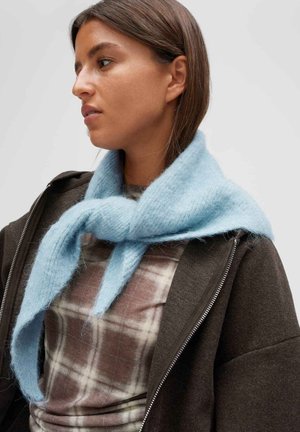 OPUS, RIBBED TEXTURE - Halsdoek - dusty aqua