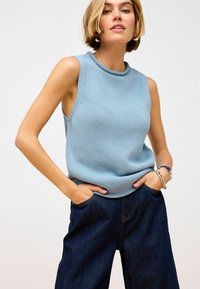 Next ROLL EDGE TANK  REGULAR FIT - Top - chambray blue
