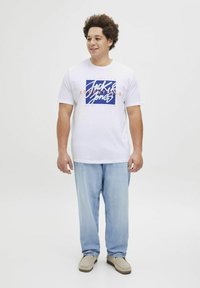 Jack & Jones - JJCOLTON TEE  CREW NECK  5 PACK - T-shirt con stampa - chambray blue Immagine in miniatura 1