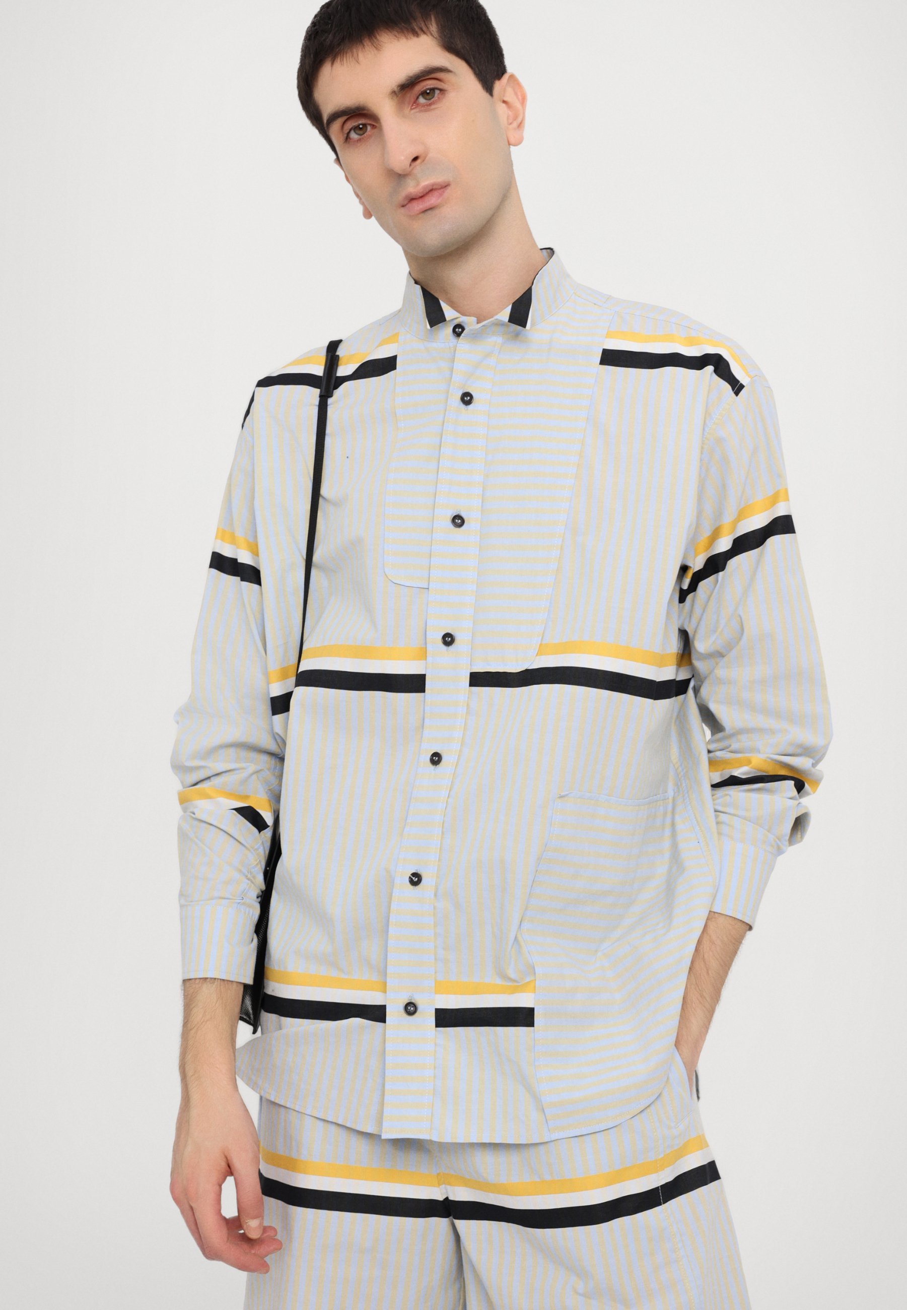 Box Cap - Yellow Black Fold
