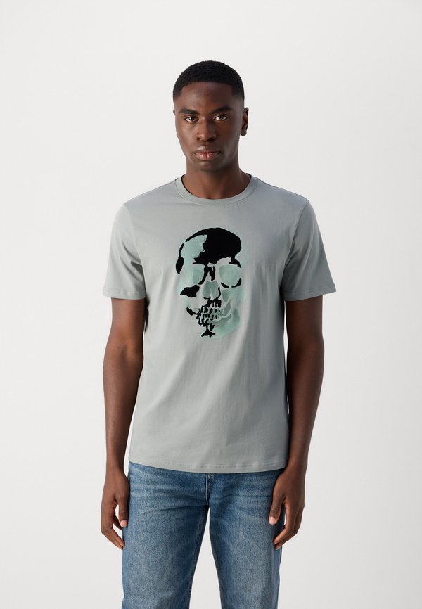 REGULAR FIT IN WITH AND FLOCK - Print T-shirt2