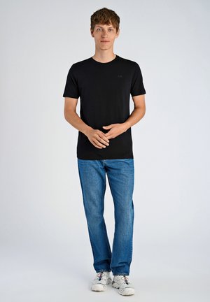 Lindbergh, LINDBERGH 7-PACK LOGO TEE S/S - T-paita - black