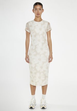 BODYCON MIDI - Etuikjole - stone sunflower mesh