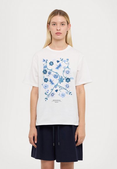 WEEKEND MaxMara BARBANO - T-shirts med print - bianco