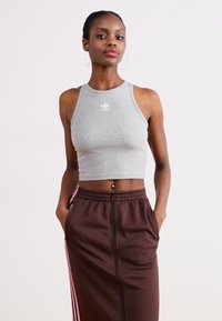 adidas Originals SKIRT - Pencil φούστα - shadow brown