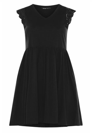 Yours Clothing, PLUS SIZE MINI DRESSES - Vestido ligero - black