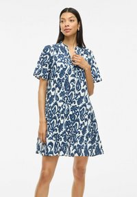 VILA MINI VIMERLE V-AUSSCHNITT - Vestito casual - cloud dancer