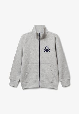 United Colors of Benetton Sudadera con cremallera - grey