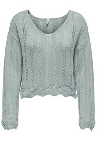 ONLELBA LIFE V-NECK - Džemper - gray mist