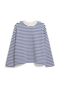FRANKA STRIPE - Sweatshirt - undyed-lapis blue