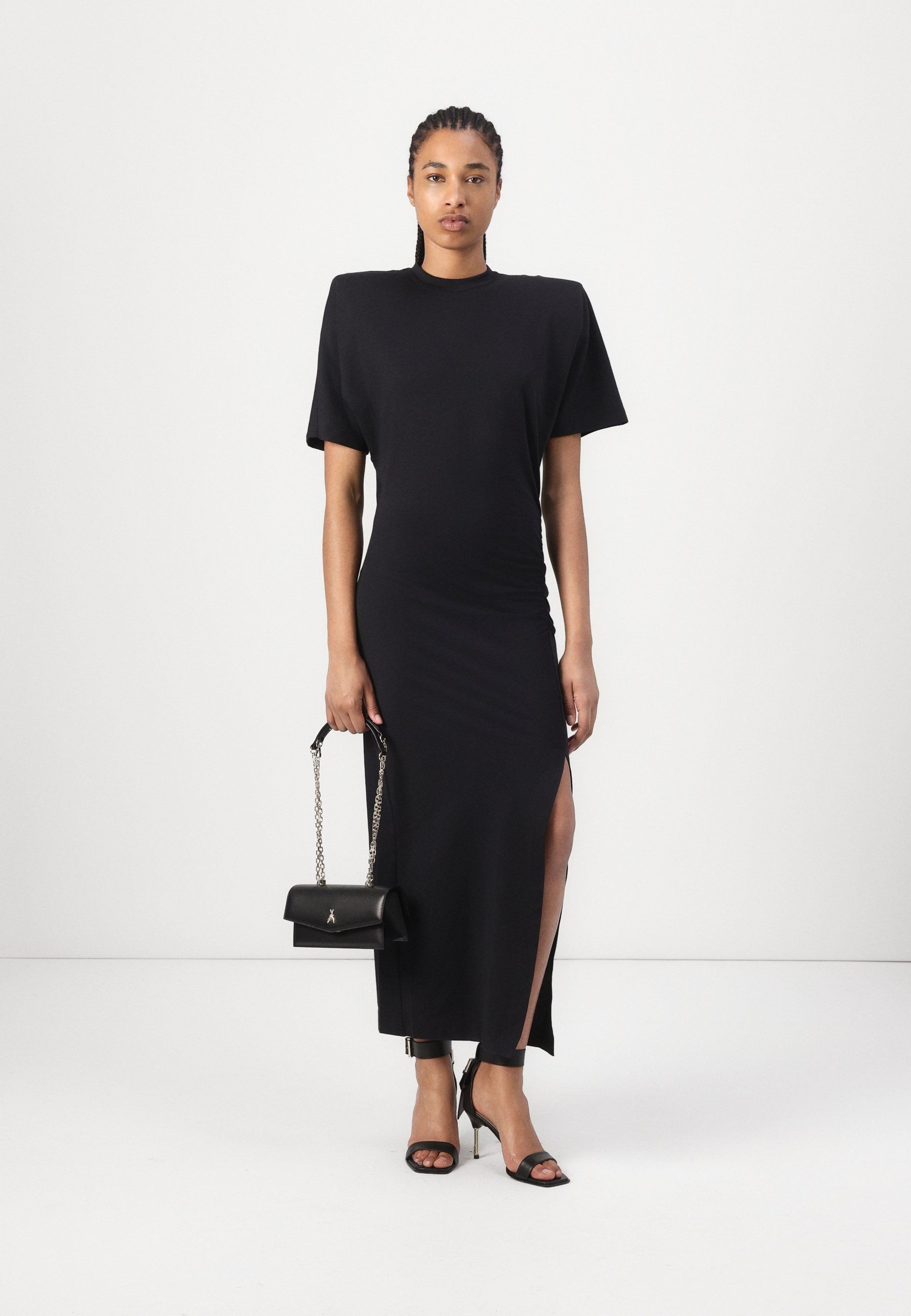 Pinko MARVIN ABITO JERSON - Maxi dress - nero limousine Pinko MARVIN ABITO JERSON - Maxi dress - nero limousine