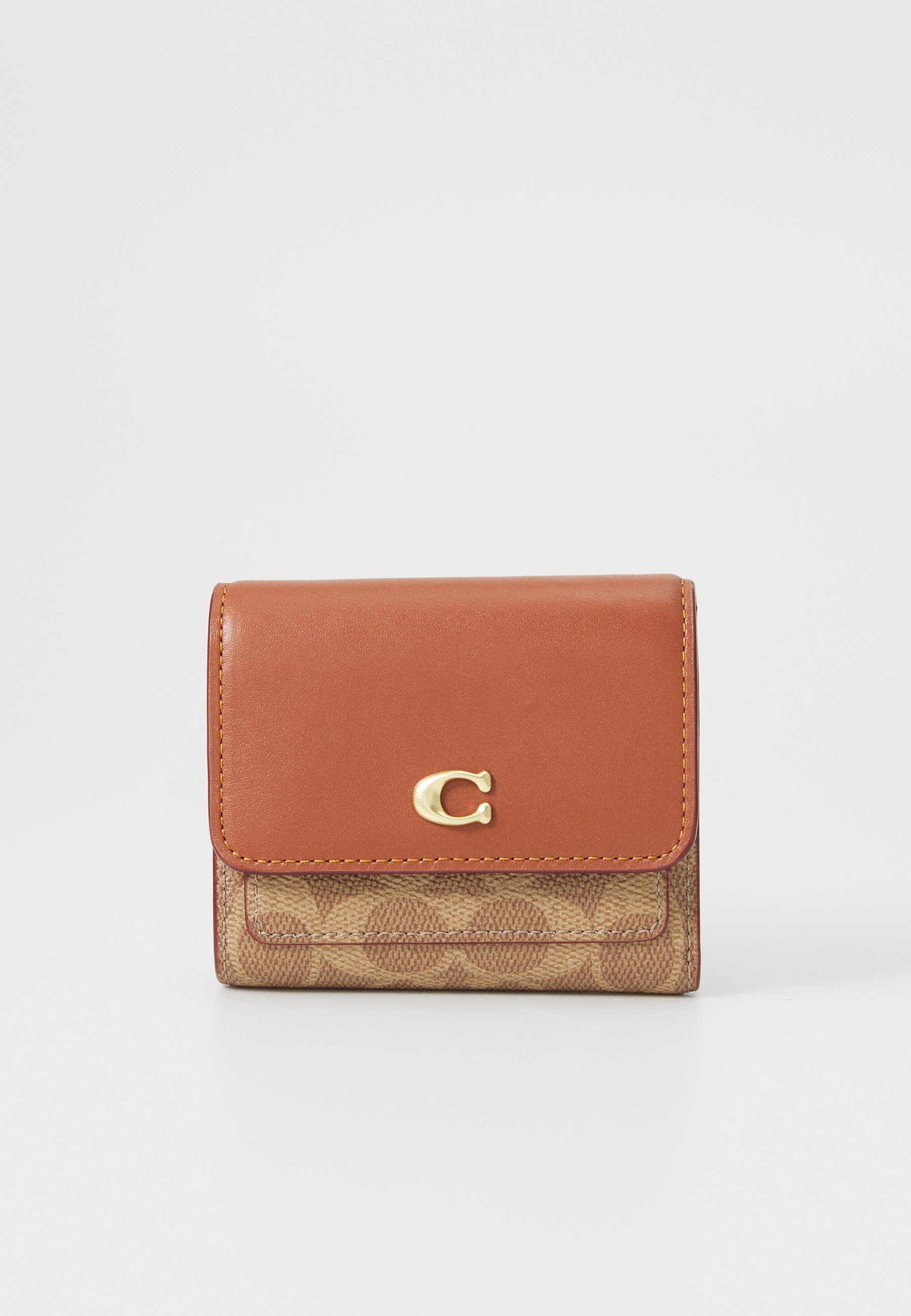 ★Coach★ Mila Small Flap Wallet CAT56 B4XHG Mila Small Flap Wallet In Signature Canvas | Coach New Zealand