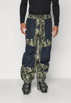 CORESHOT™ PRINTED PANT - Suusapüksid - greenscape/treebark/black
