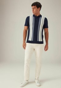 Next STRIPED - REGULAR FIT - Polokošeľa - navy