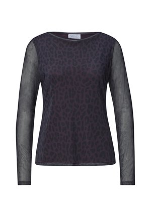 Street One Studio, LANGARM SHIRT AUS MESH MIT PRINT - Blouse - very berry