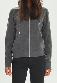 ONLY Zip-up sweatshirt - dark grey