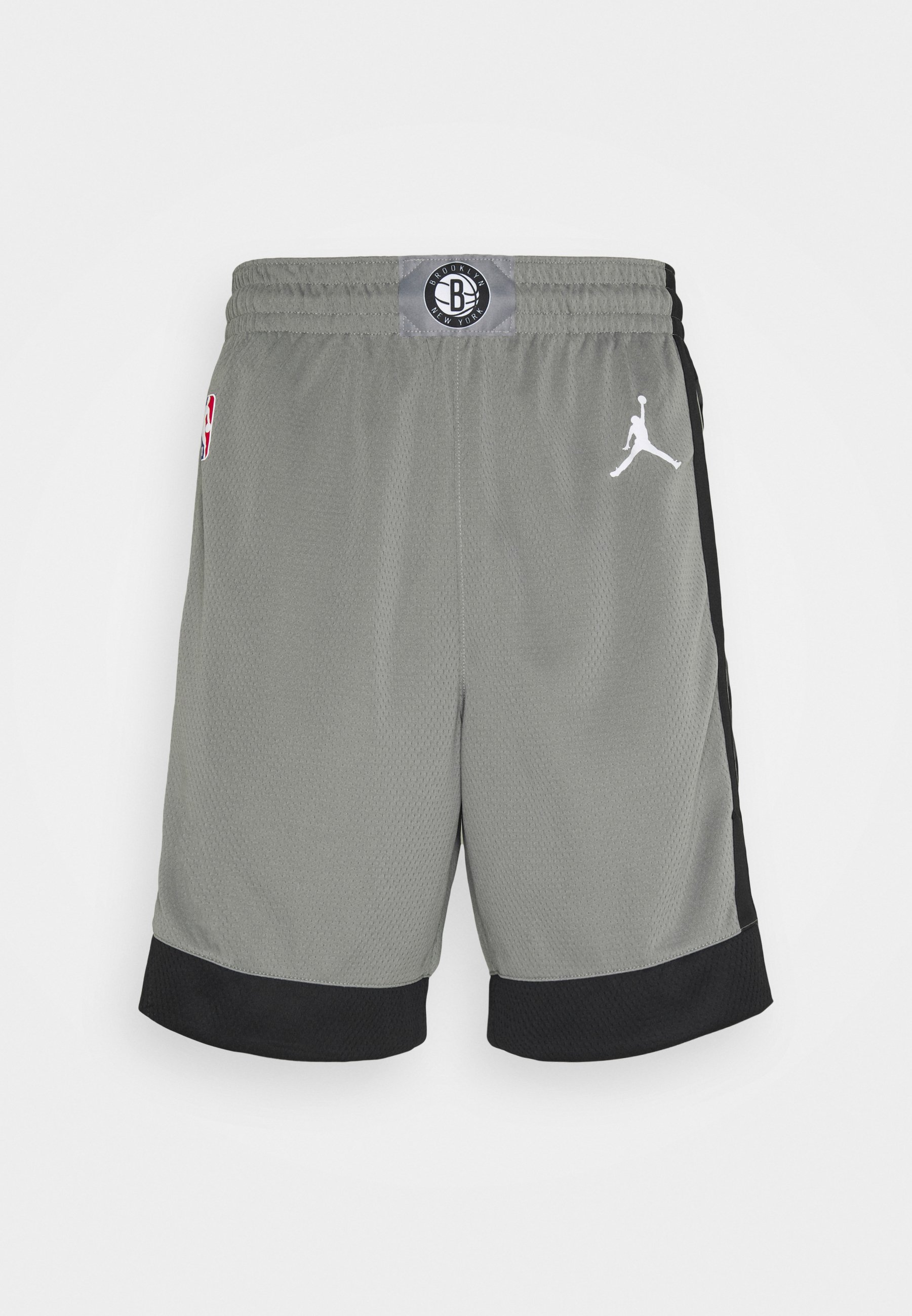Nike Performance Nba Brooklyn Nets Swingman Short Kurze Sporthose Dark Steel Grey Black White Grau Zalando De