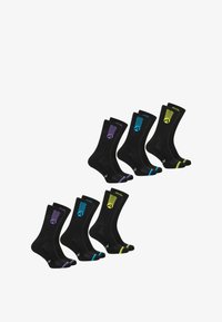 Non sélectionné, noir et jaune noir et bleu noir et violet