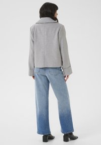 Kaffe JULIA - Blazer - light grey melange