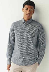 Next STRETCH OXFORD - Marškiniai - navy blue