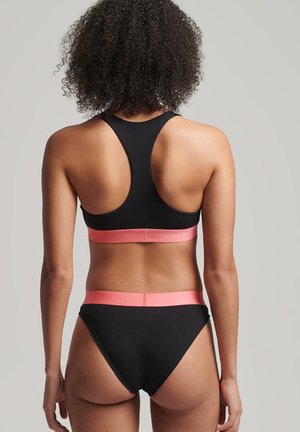 Superdry & Co, Bas de bikini - black fluro coral