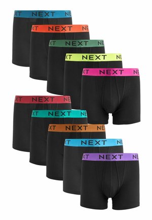 10 PACK - Culotte - black bright colour metallic waistband