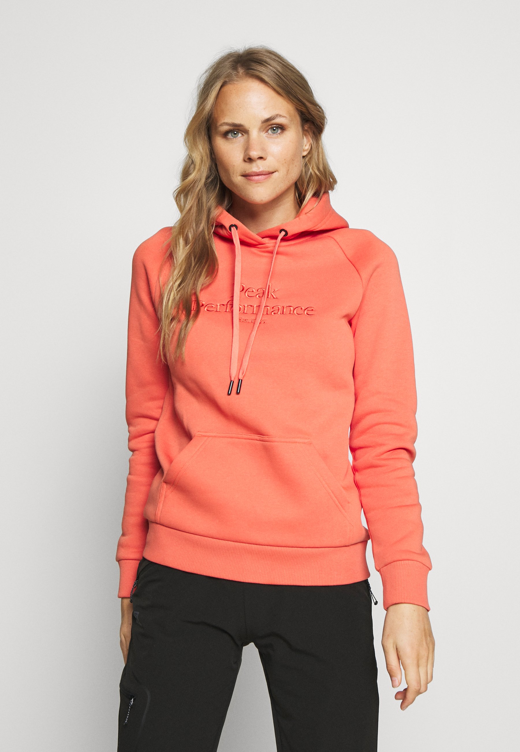 Peak Performance ORIGINAL HOOD Hoodie clay redrød Peak Performance ORIGINAL HOOD Hoodie clay redrød