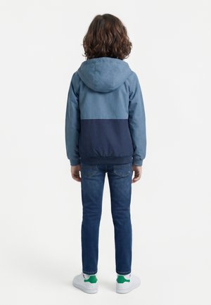 JJERUSH BLOCKING HOOD - Jachetă subțire - blue mirage/navy blazer/white blocking