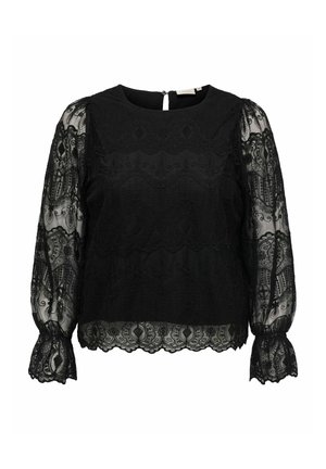 ONLY Carmakoma, BLOUSE CARZENNA BLOUSE - Blouse - black