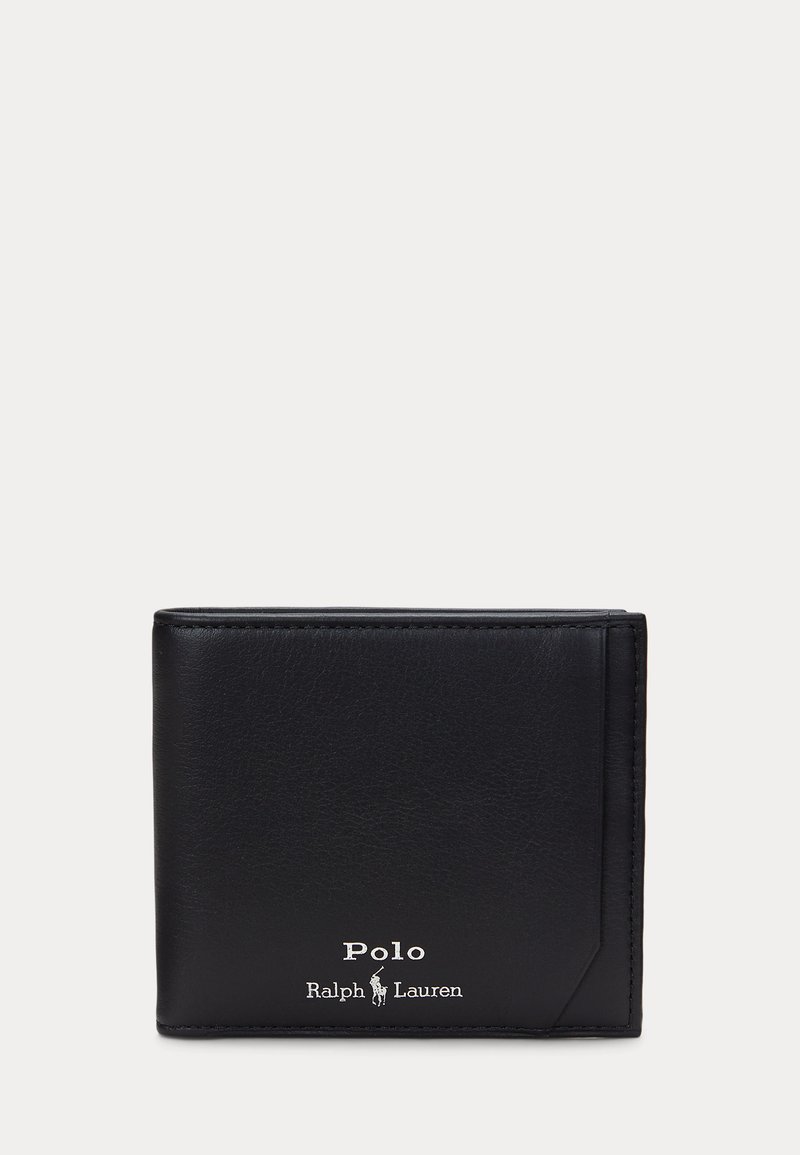 Polo Ralph Lauren SMOOTH LEATHER BILLFOLD WALLET UNISEX - Pénztárca - black