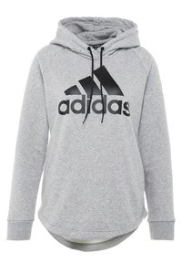 adidas Performance Felpa con cappuccio - grey