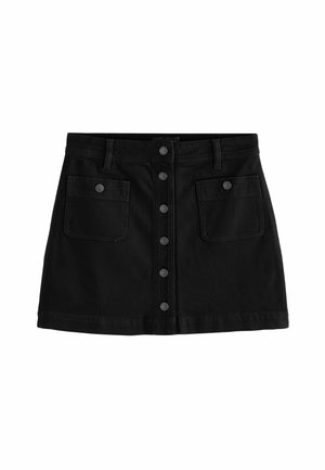 sukňa v tvare A - black