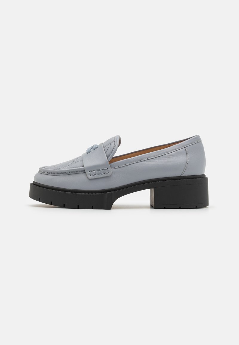 COACH LEAH QUILTED LOAFER - Mokasīni - grey blue