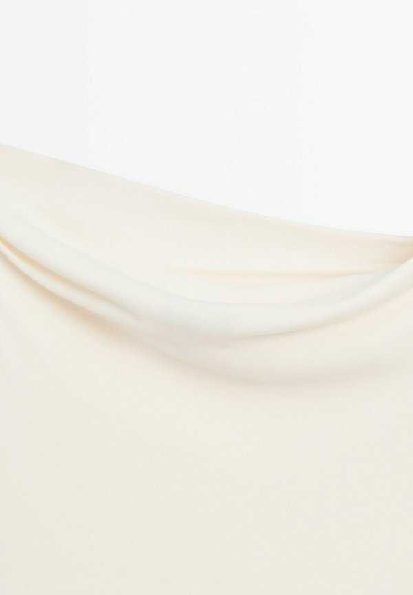 DRAPED WITH KNOT DETAIL - Top - beige2