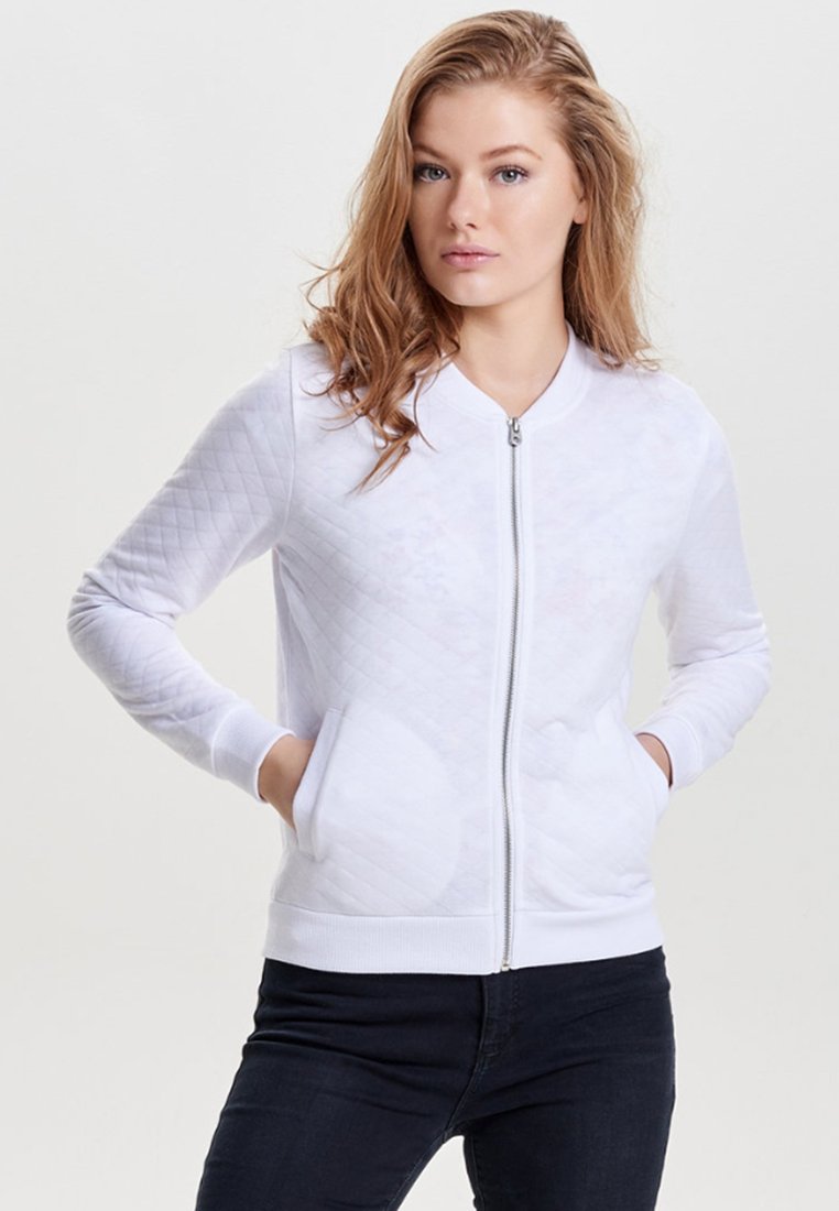 ONLY ONLJOYCE - Giubbotto Bomber - white