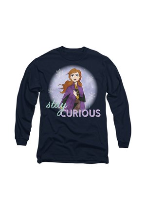 FROZEN STAY CURIOUS WITH ANNA - Long sleeved top - dark blue