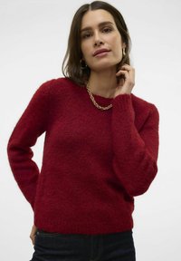 Vero Moda VMNOVAH O NECK  - Pullover - winetasting