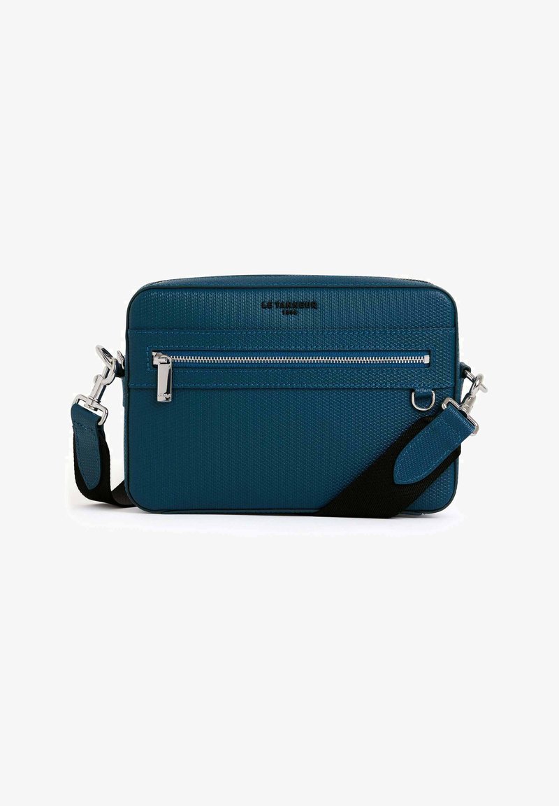 Le Tanneur PETIT EMILE MONOGRAMME - Fototasche - bleu paon noir