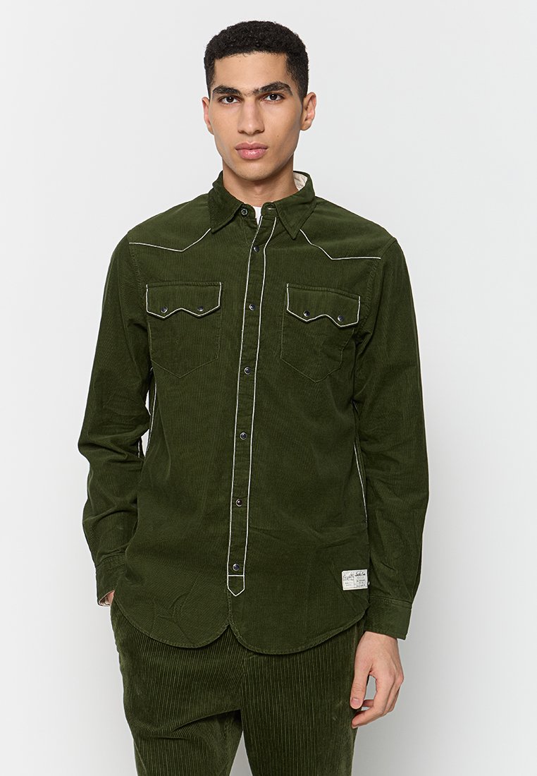 Scotch & Soda Overhemd donkergroen Scotch & Soda Overhemd donkergroen