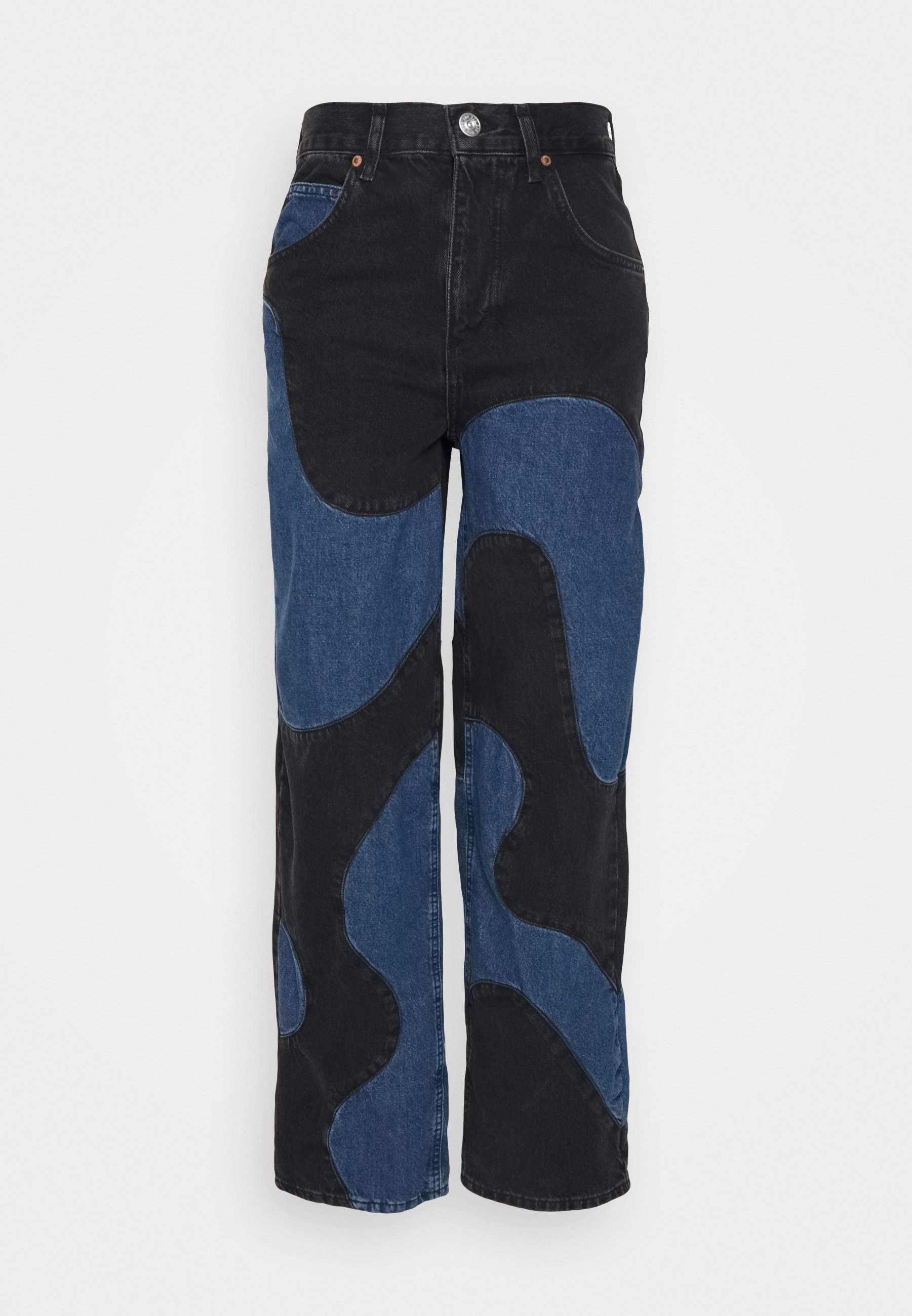 Straight leg jeans black blue
