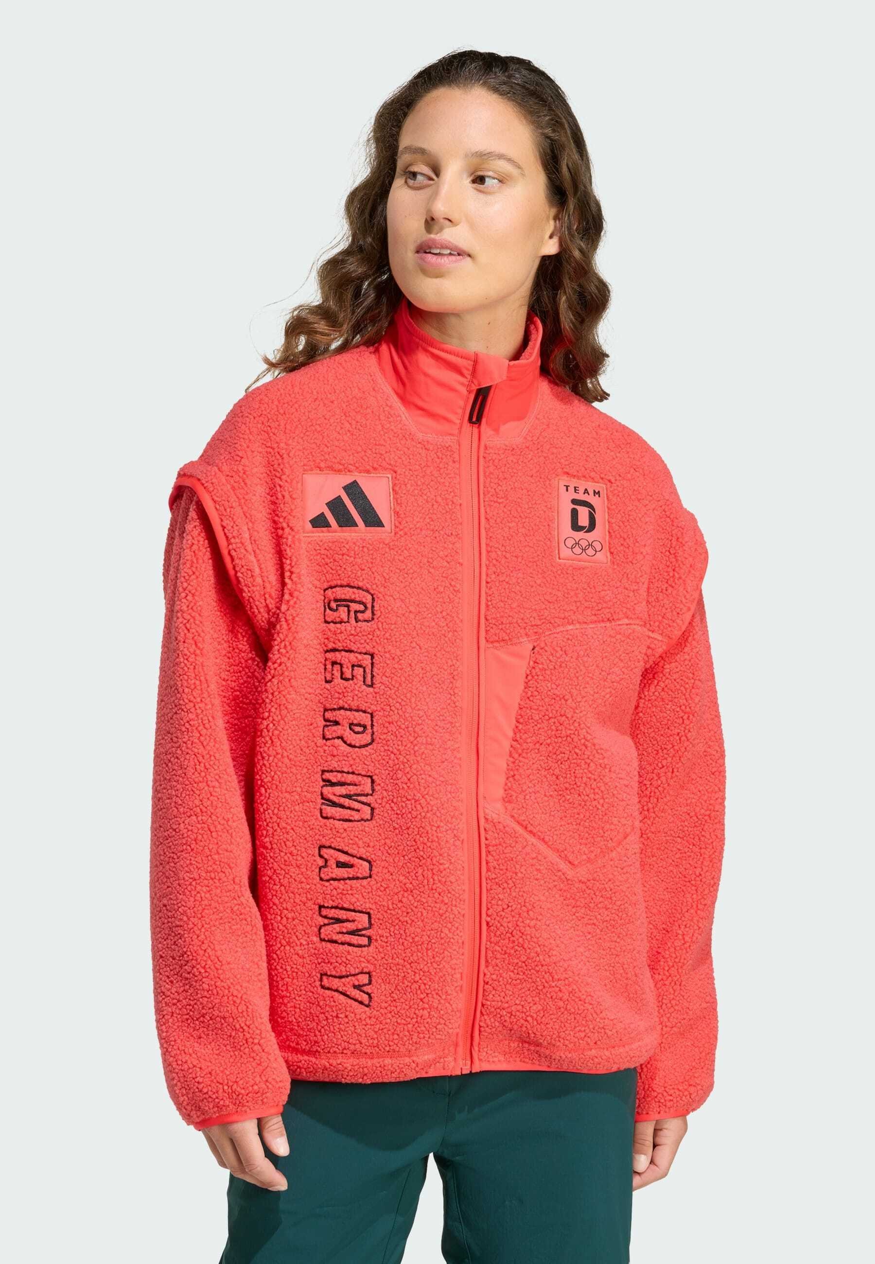 adidas Performance TEAM D XPLORIC HIGH PILE - Fleece jacket - semi